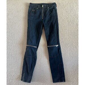 Y2K DIESEL D-Joy Jogg Slim Denim Sweat Pants Jeans Stretch High Waist
